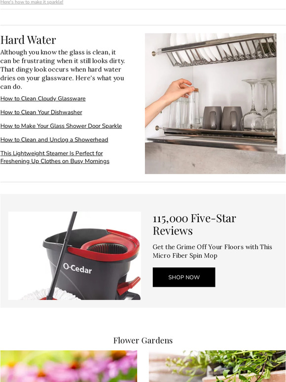 Martha Stewart How to Clean Cloudy Glassware and Remove Hard Water