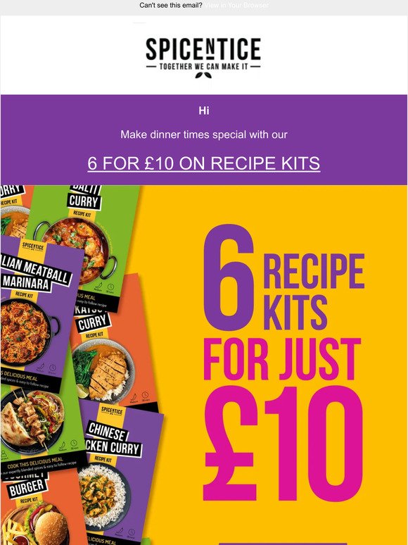 Incredible Savings - 6 Kits Only £10 💰