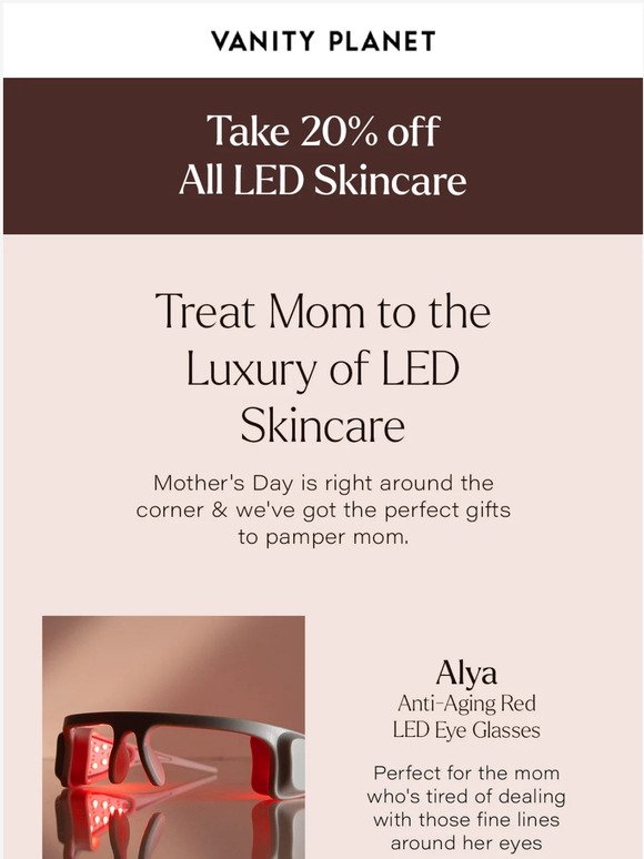 Pamper Mom with 20% off!