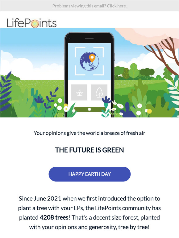 We planted a forest together, —     🌲