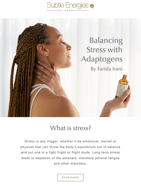 Subtle Energies Skincare and Wellness What is Stress & How Adaptogens