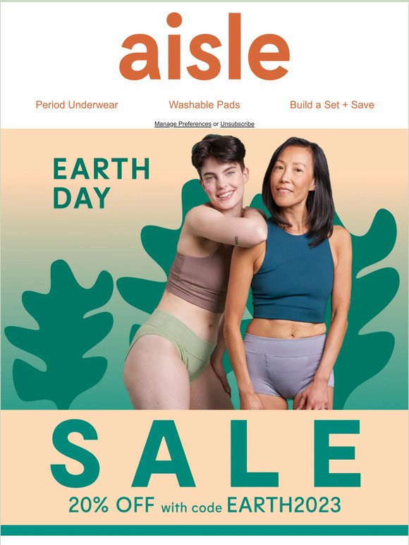 IT’S ON: 20% Off Sitewide for Earth Week