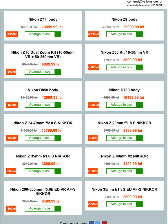 ⏰Sunt ultimele zile cu până la 3.000 lei reducere! Nu rata promoțiile Nikon!
