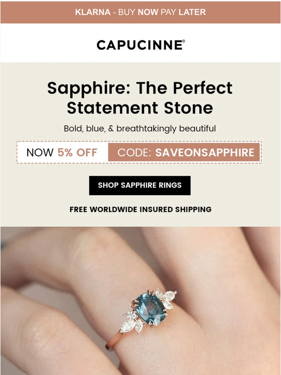 Save on Sapphire: Get 5% OFF Inside 🦋