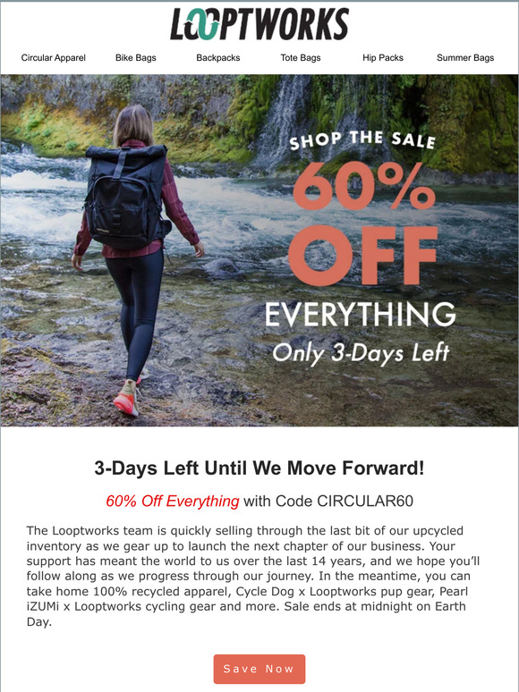 ♻️ 3-Days Left to Save 60%!