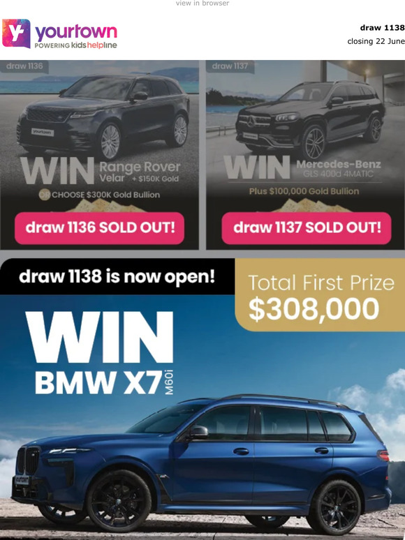 yourtown Prize Homes: Mercedes-Benz Draw 1137 is SOLD OUT! | Milled