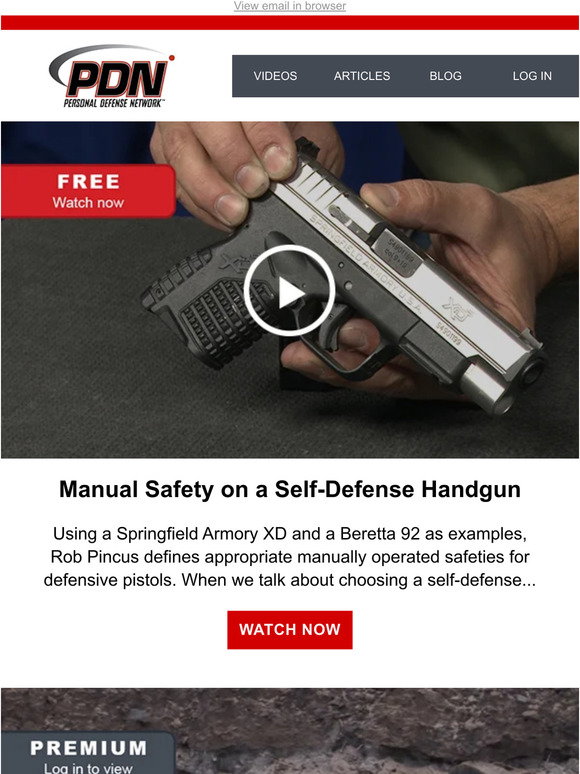 TN Marketing, LLC: Manual Safety on a Self-Defense Handgun | Milled