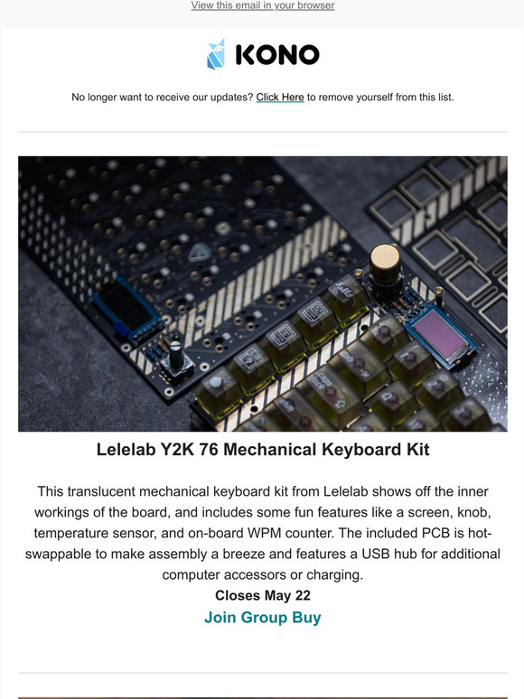 Y2K 76 Group Buy, WhiteFox Eclipse Kickstarter Successful! - Kono Store