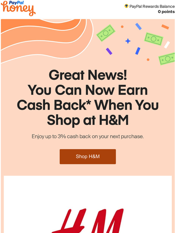 Honey hotsell coupon h&m