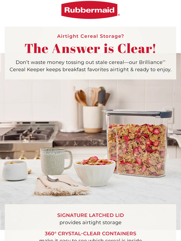 Say Farewell to Stale Cereal…for Good!