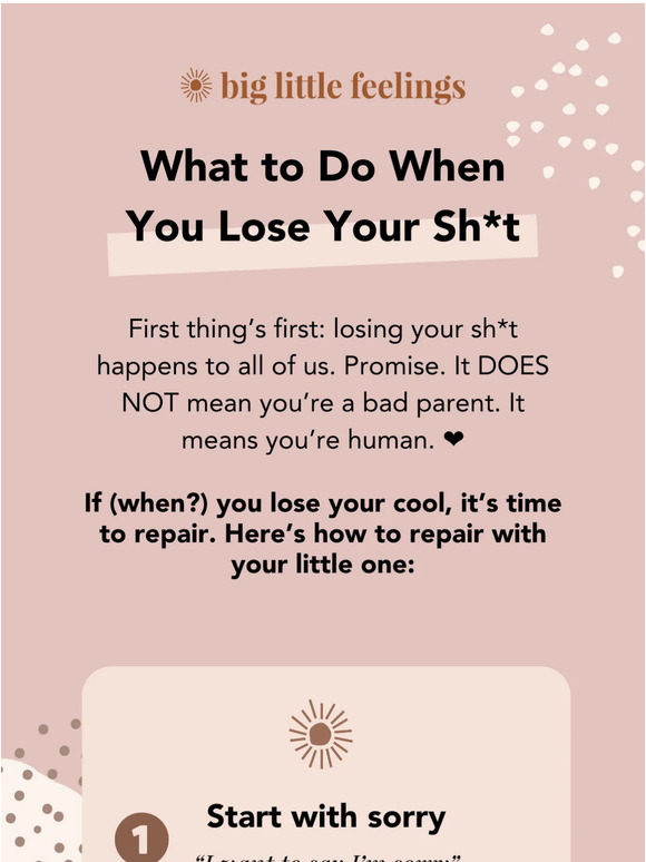 Big Little Feelings What To Do When You Lose Your Cool Milled