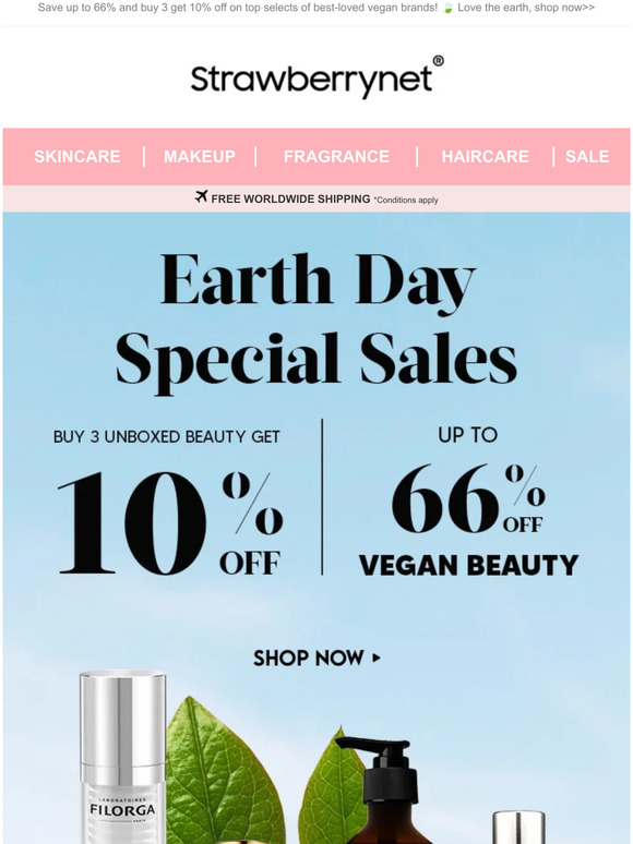 Save up to 66% on our Earth's Day Special Sale!🌎💚
