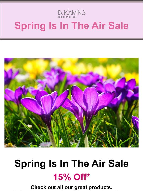 B. Kamins - Spring Is In The Air - 15% Off