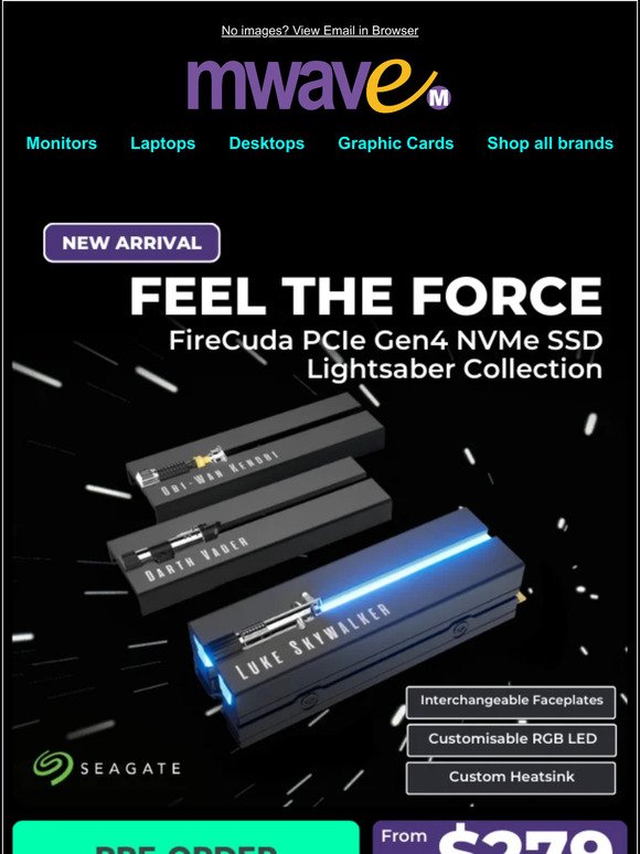 Ever wanted a  Lightsaber in your PC?