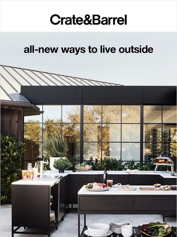 Crate and Barrel How to build the ultimate outdoor oasis → Milled