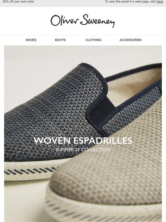 Woven Espadrilles | Handcrafted in Spain