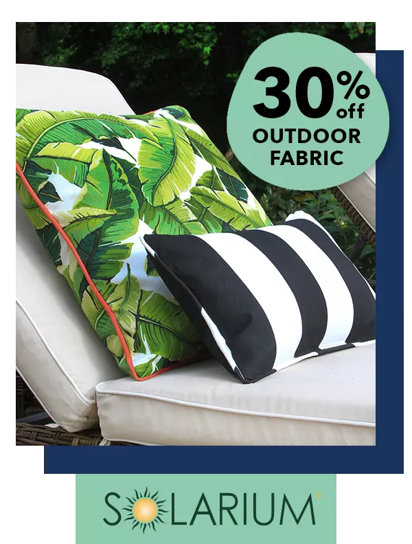 JoAnn Fabric and Craft Store Solarium The outdoor fabric designed to