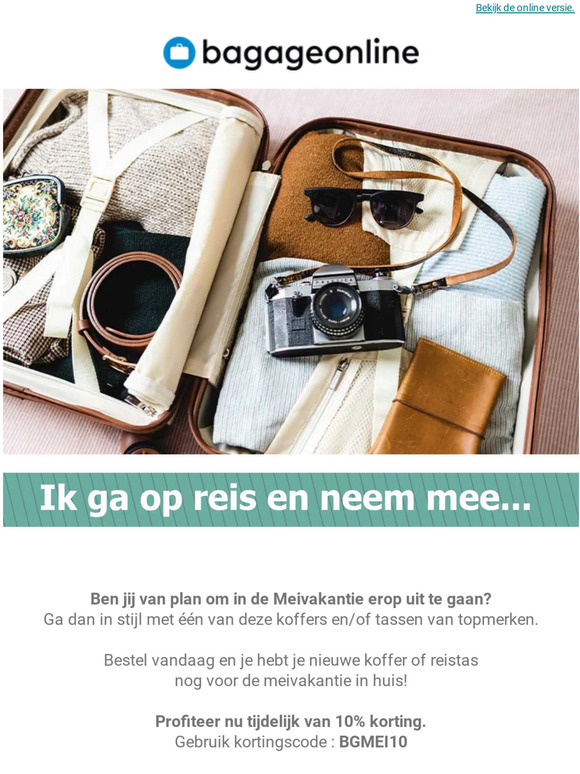 Ik ga op reis en neem mee... 🌞
