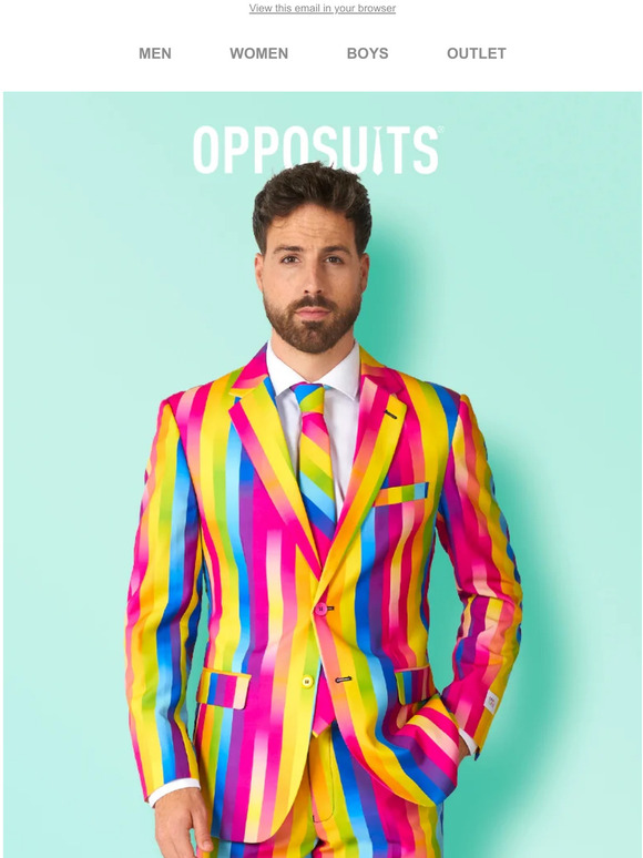 Opposuits Men's Mr. Tie Dye Suit