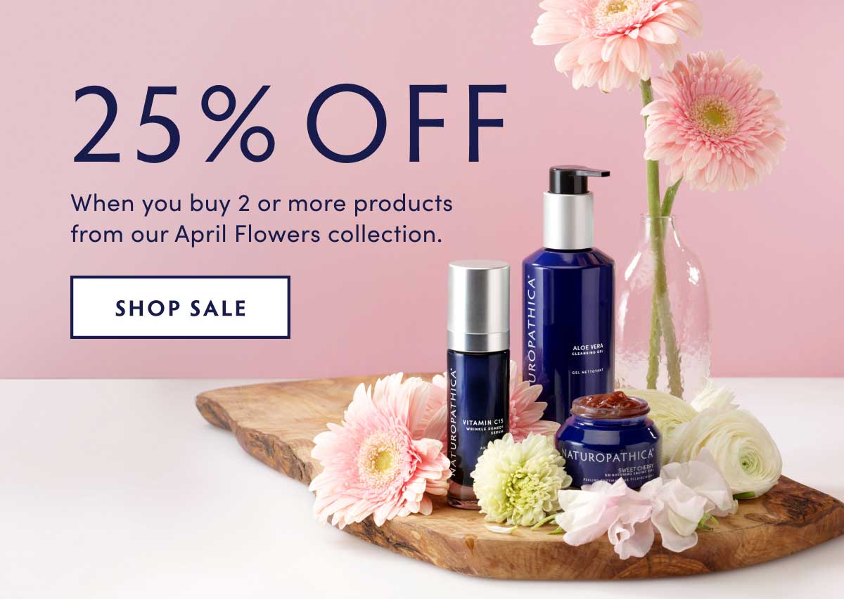 25% OFF 2 + SELECT ITEMS
