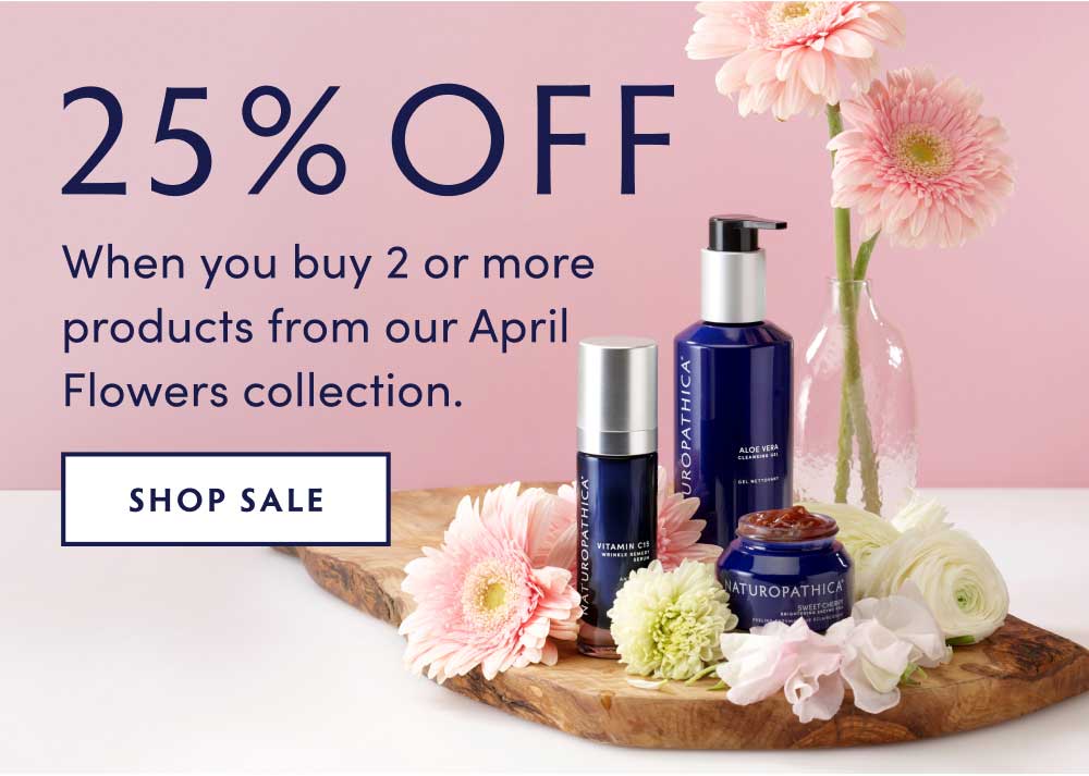 25% OFF 2 + SELECT ITEMS