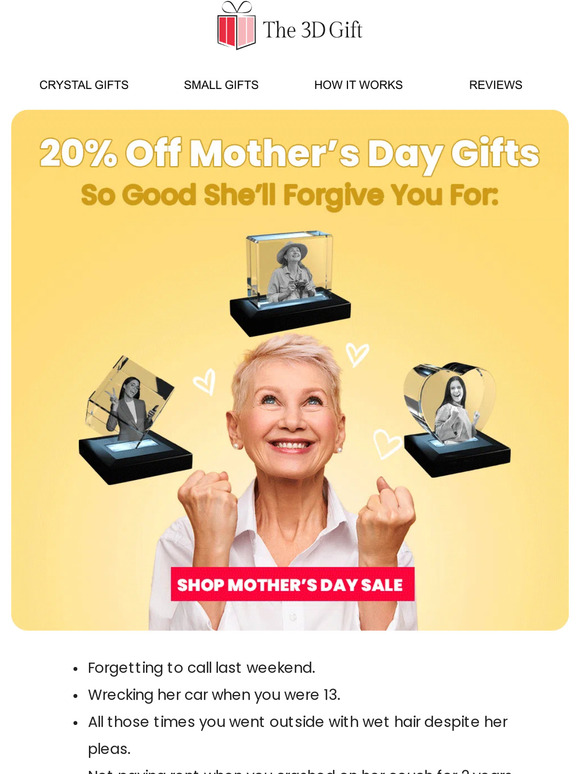 20% Off A👏L👏L👏 Mother’s Day Gifts