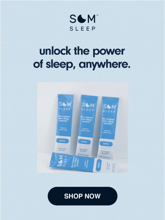 New Product: Som Sleep Powders