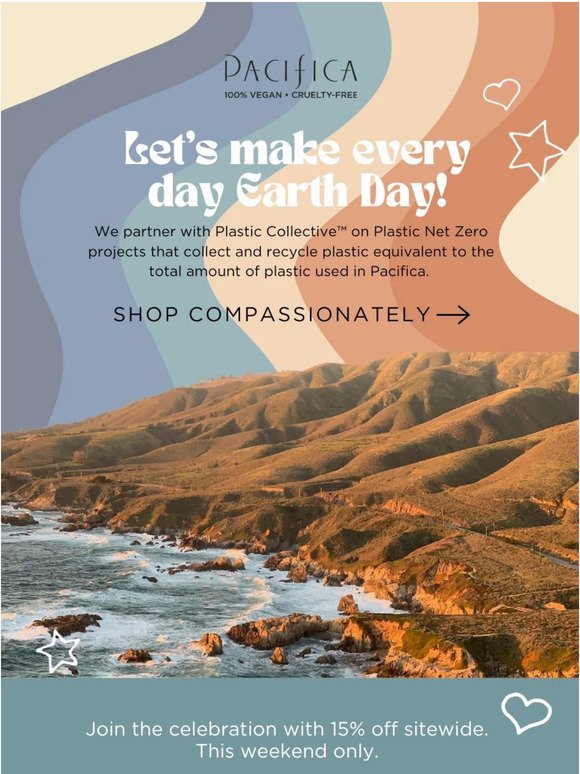 15% Off + Celebrate Earth Day! 🌎