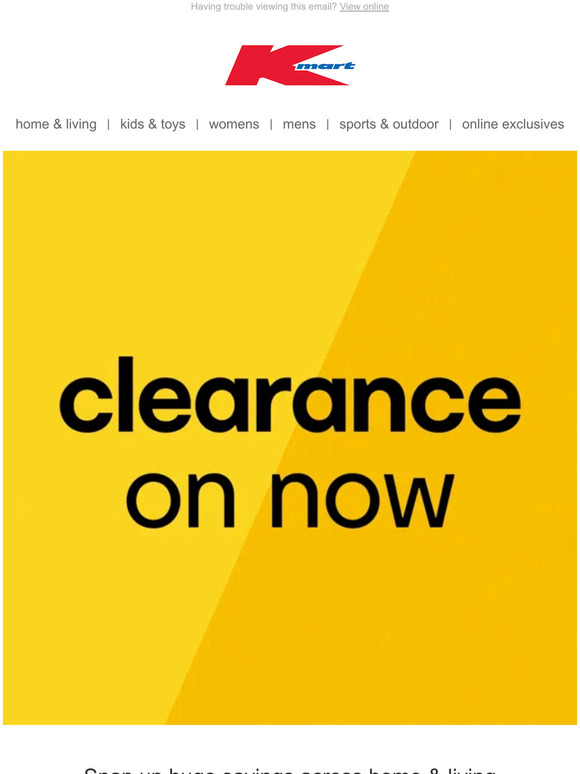kmart Online exclusives clearance on now 🏃 Milled