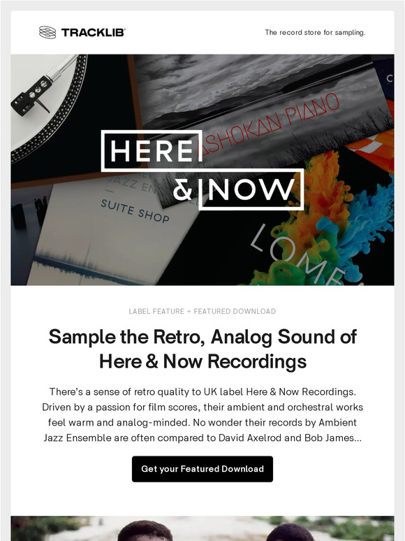 Tracklib Sample Here & Now Recordings' Analog Sound + Sample the
