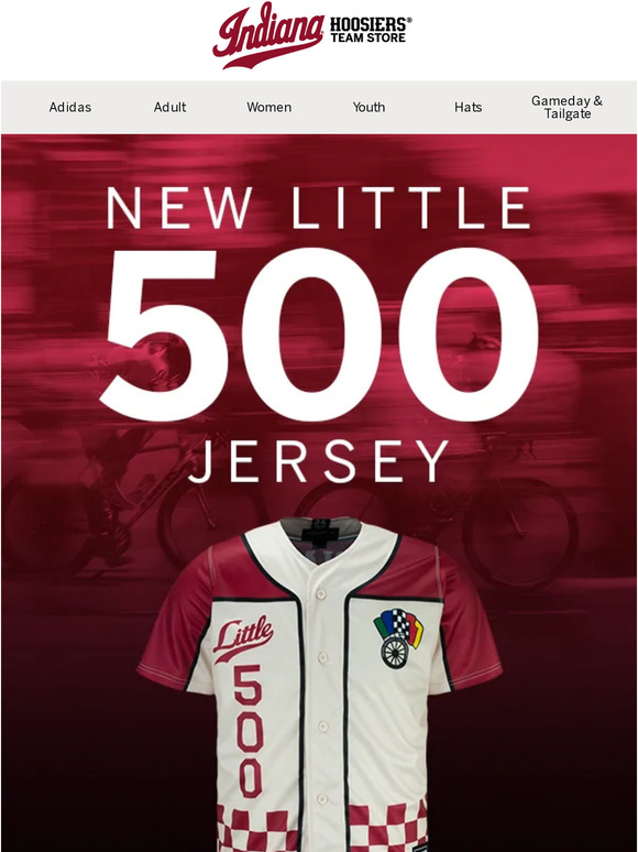 Indiana Hoosiers Little 500 Baseball Jersey - Official Indiana