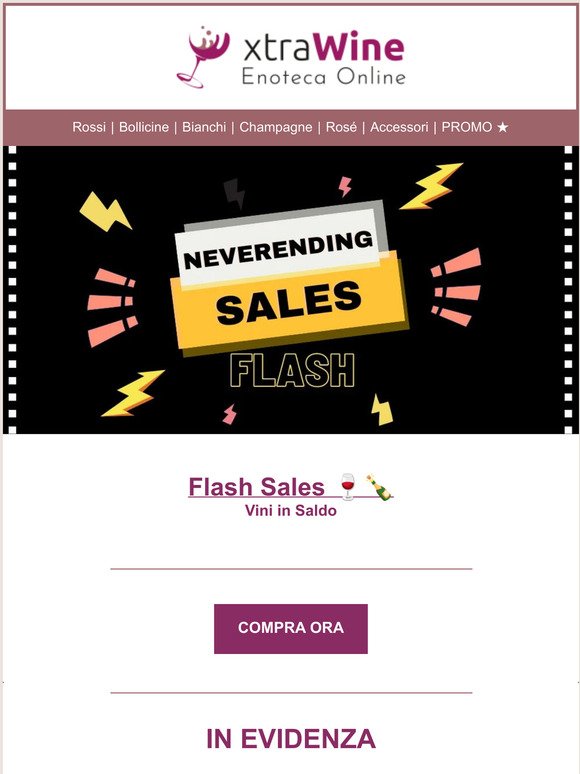 Flash Sales 🍷🍾
