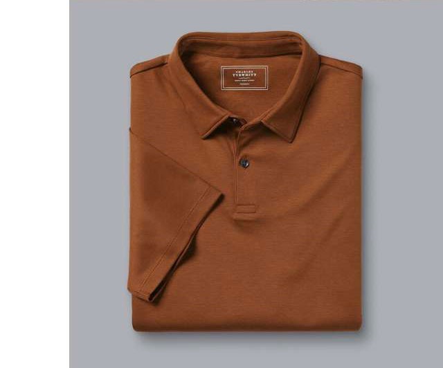 Smart Jersey Polo - Toffee