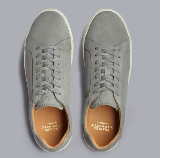 Suede Trainers - Grey