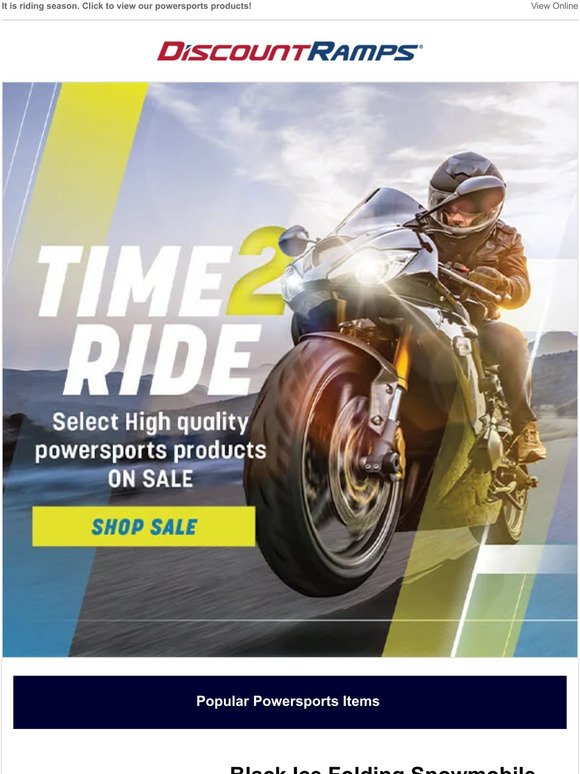 🏍️Time 2 Ride! | Select Products on Sale! ����