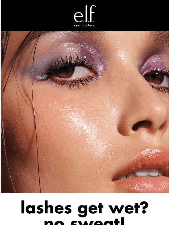 Elf Cosmetics Don't sweat it! We've got waterproof mascaras on deck 🏄