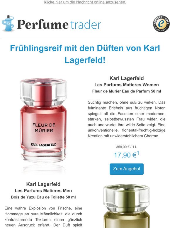 Frühlingsreif mit den Düften von Karl Lagerfeld! 🌸