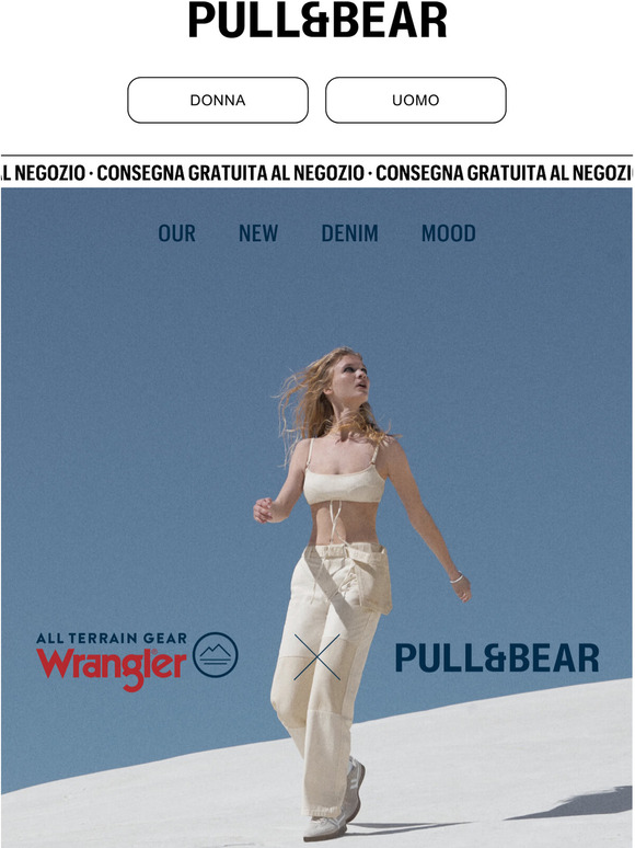WRANGLER x Pull&Bear 💥 Tutto in denim!
