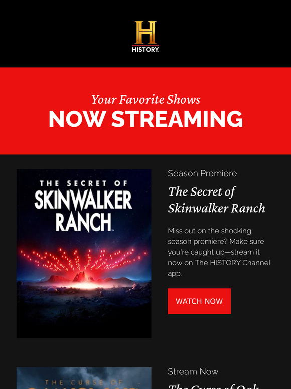 History Channel Shop Stream new episodes of your favorite shows Milled