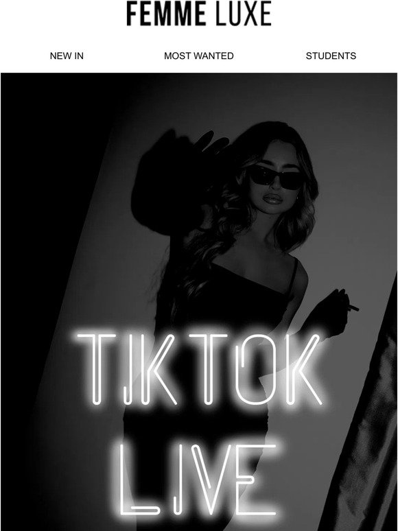 Catch Us On TikTok Live At 11:30 Today