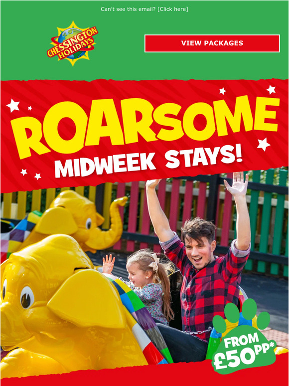 Midweek Stays from £50pp 😍