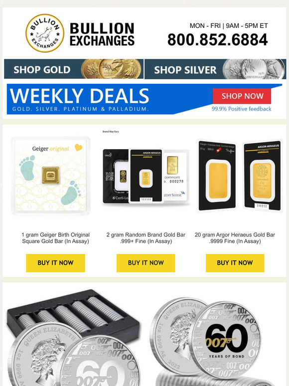 Bullion Exchanges eBay's Finest Gold Bars, Iconic Coins & Mythical