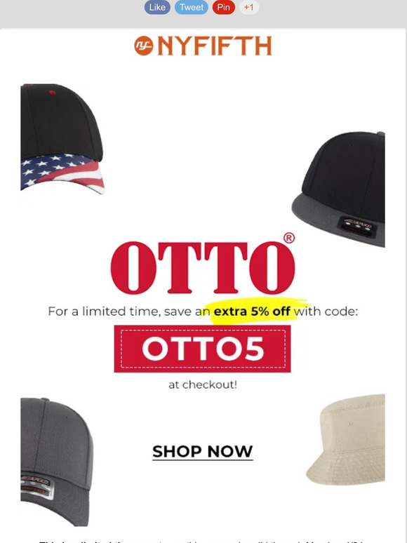 Spring Savings on OTTO CAP! (with coupon code 👀)