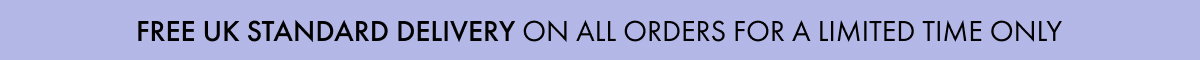 Free standard delivery when you spend £100 and over