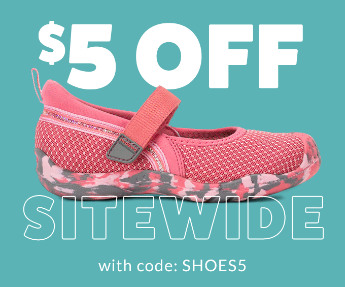 $5 off sitewide with code: SHOES5