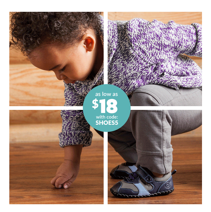 as low as $18 with code: SHOES5
