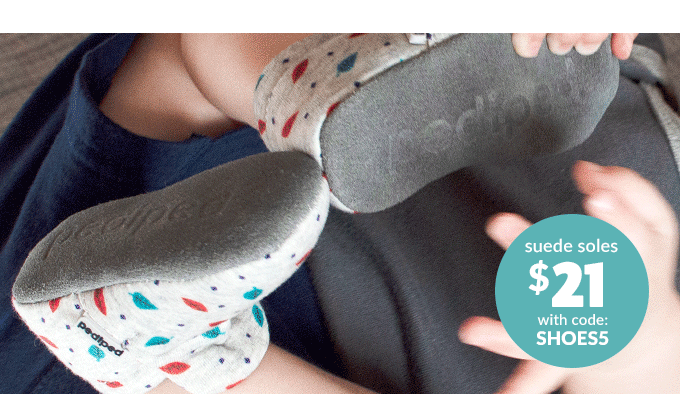 suede soles $21 with code: SHOES5