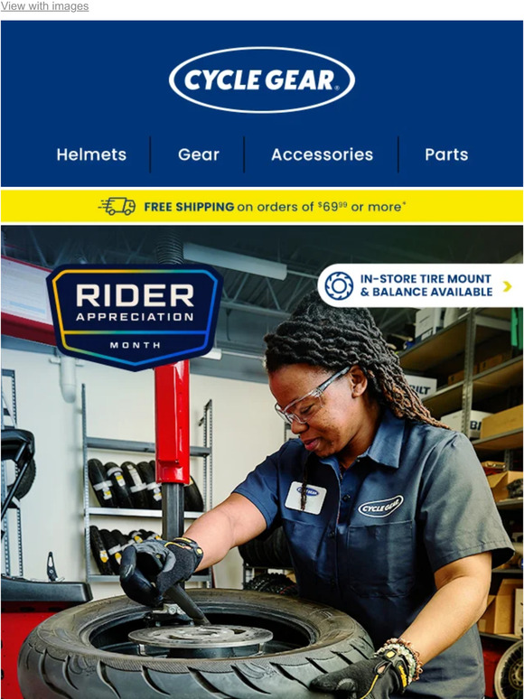 Cycle Gear Direct Limited Time InStore Only! Purchase Tires & Get