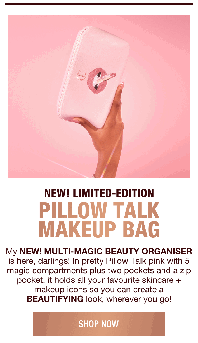 Pillow Talk Makeup Organiser Bag