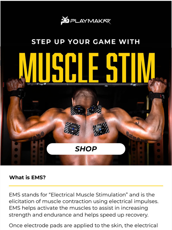 Step up your game with Electrotherapy ⚡